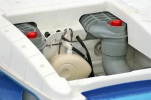 NivOmatic installé dans un bloc filtrant