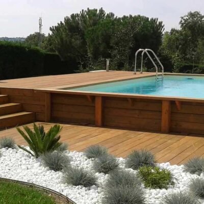 Réguateur de niveau NivOmatic en piscine bois